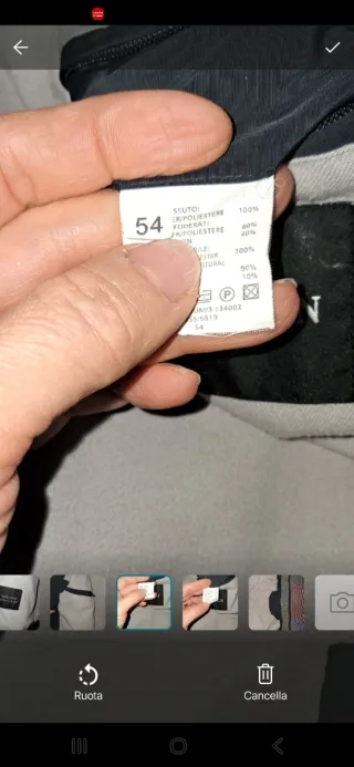 Giacca trapuntata uomo nera