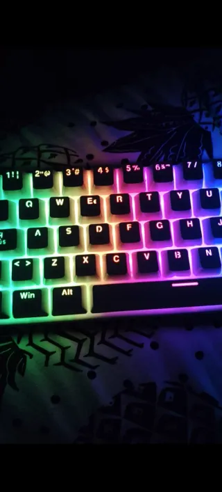 Teclado Gamer RGB blanco
