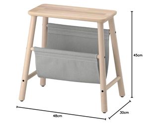 Taburete Revistero Vilto IKEA Madera