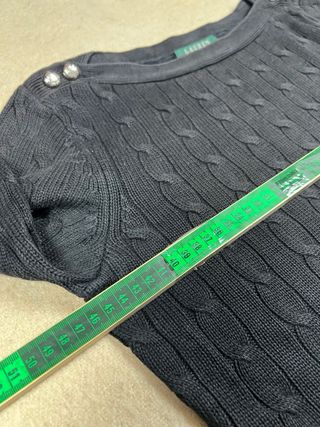 Jersey Lauren Ralph Lauren Azul Marino Cable Knit