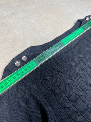 Jersey Lauren Ralph Lauren Azul Marino Cable Knit