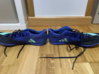 Zapatillas Adidas Distancestar Clavos Azul/Verde