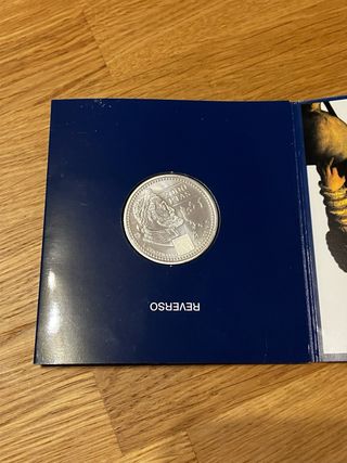 Cartera Moneda Plata 2000 Pesetas año 2000