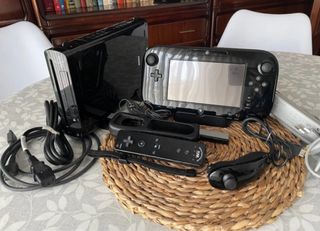 Nintendo Wii U Negra Completa