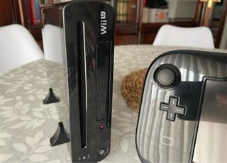 Nintendo Wii U Negra Completa