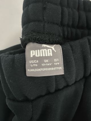 Chándal Puma negro 13–14 años – NUEVO sin usar