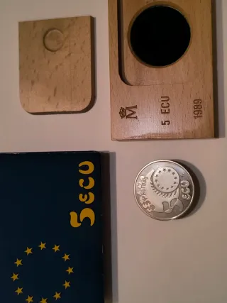 5 ECU Plata 1989 España