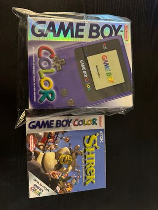 Nintendo Game Boy Color Morado Completa