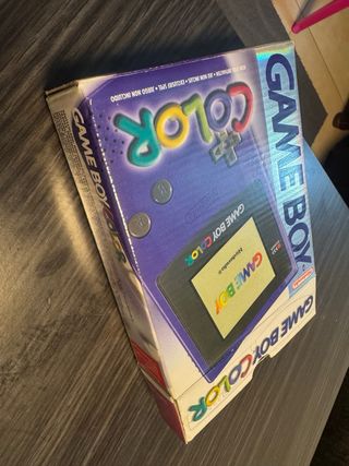 Nintendo Game Boy Color Morado Completa