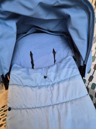 SACO SILLA POLAR Y CAPOTA EXTEN ICE BLUE