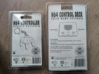 Llaveros N64 Nintendo Control Deck y Controller