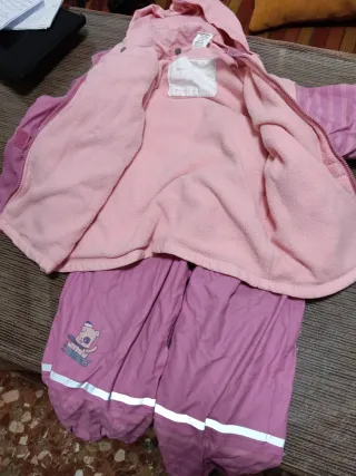 Peto de nieve niña rosa