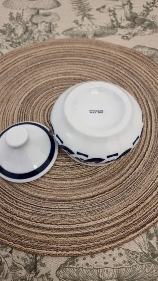 Azucarero Sargadelos Azul y Blanco