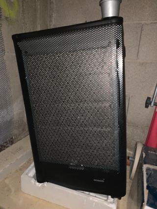 Estufa catalítica negra