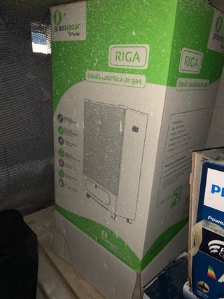 Estufa catalítica negra