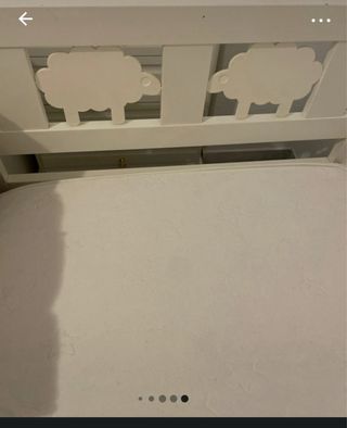 Cama infantil Ikea madera + colchón