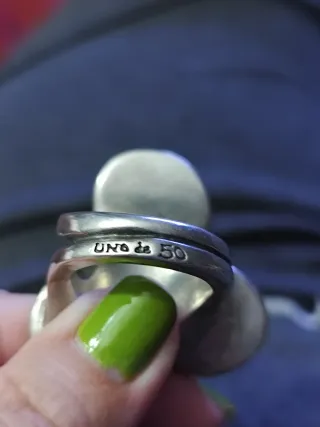 Anillo Uno de 50 multicolor