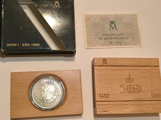 Moneda 5000 Ptas Plata 1989