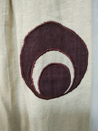 Vestido Tirantes Nepalí Marrón y beige