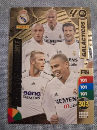 Carta Panini Real Madrid Galácticos Invencibles