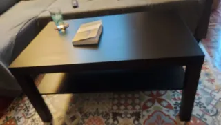 Mesa de centro Lack Ikea Negra