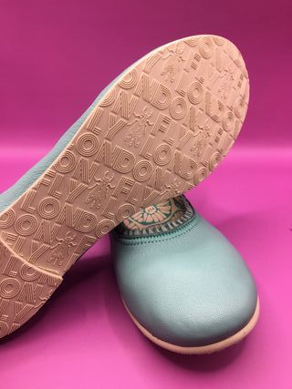 Fly London Bailarinas 100% Piel Verde Hierbabuena