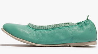 Fly London Bailarinas 100% Piel Verde Hierbabuena