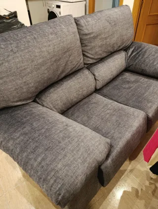 Sofá de 2 plazas gris