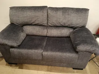 Sofá de 2 plazas gris