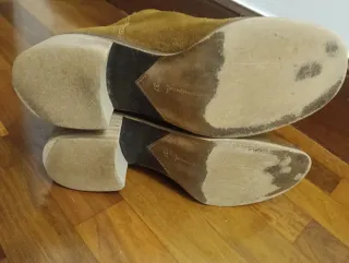 Botas de ante marrones talla 37