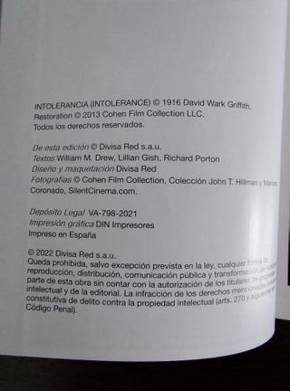 Intolerancia blu-ray