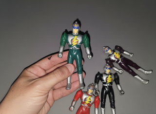 Figuras Mega Power Fighter (4 unidades)