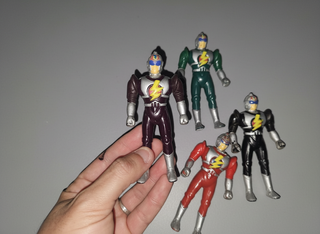 Figuras Mega Power Fighter (4 unidades)