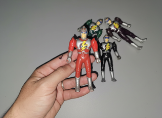 Figuras Mega Power Fighter (4 unidades)