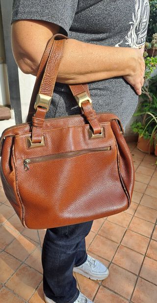 Borsa Pelle Francesco Biasia Marrone