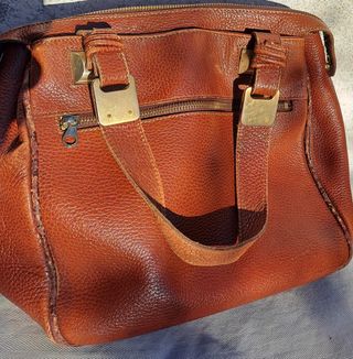 Borsa Pelle Francesco Biasia Marrone