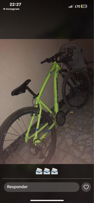 Bicicleta Rockrider verde