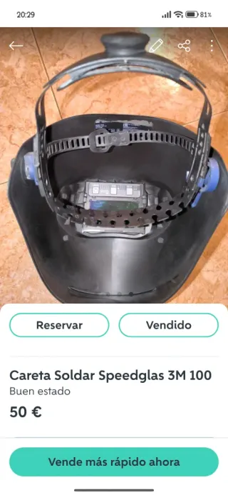 Careta Soldar Speedglas 3M 100