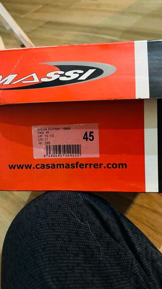 Zapatillas Ciclismo Massi numero 45