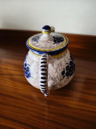Teiera ceramica Deruta decoro Ricco Deruta