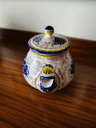 Teiera ceramica Deruta decoro Ricco Deruta