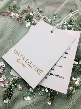 Maya Deluxe Vestido Ceremonia Verde Lirio Talla 48