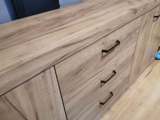 Mueble de salón comedor madera y metal