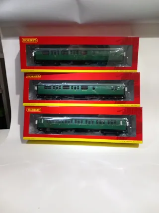 3 Vagones Tren Eléctrico Hornby Escala h0