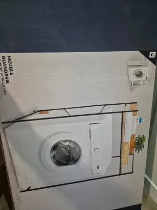 Mueble lavadero organizador para lavadora