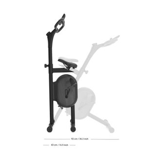 Bicicleta Estática Initial Bike Ultracompacta Silenciosa