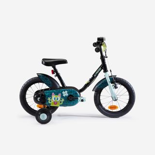 Bicicleta de niños 14 pulgadas Btwin 500 Monsters negra