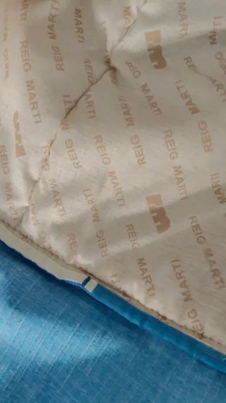 Edredón 90cm Azul y Amarillo