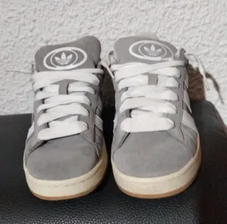 Adidas Campus Grises Blancas