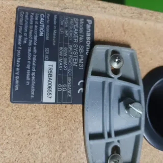 Altavoces Panasonic Pequeños Marrón/Plata